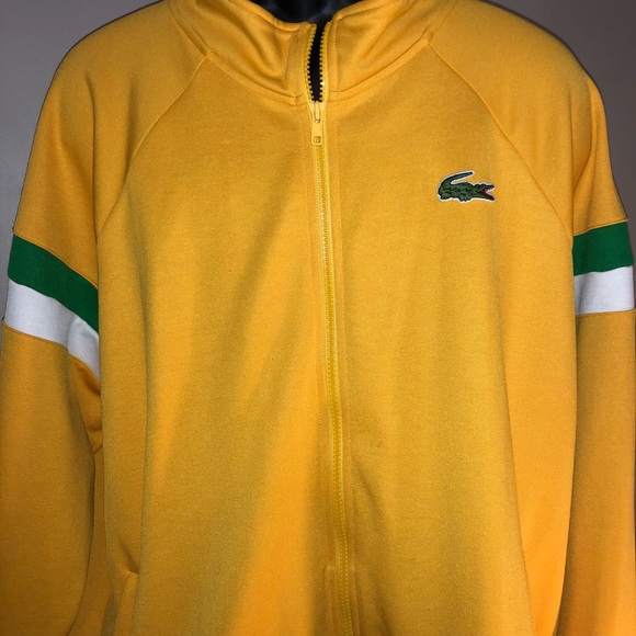 lacoste yellow jacket